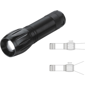 Mini 1W Zoomable Linterna Linterna LED